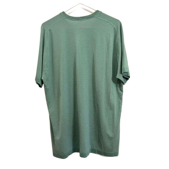 Lululemon Athletica Green Metal Vent Tec Running T Shirt Tee Top   Mens Size XL - Picture 7 of 10
